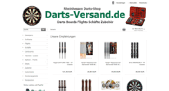 Desktop Screenshot of darts-versand.de